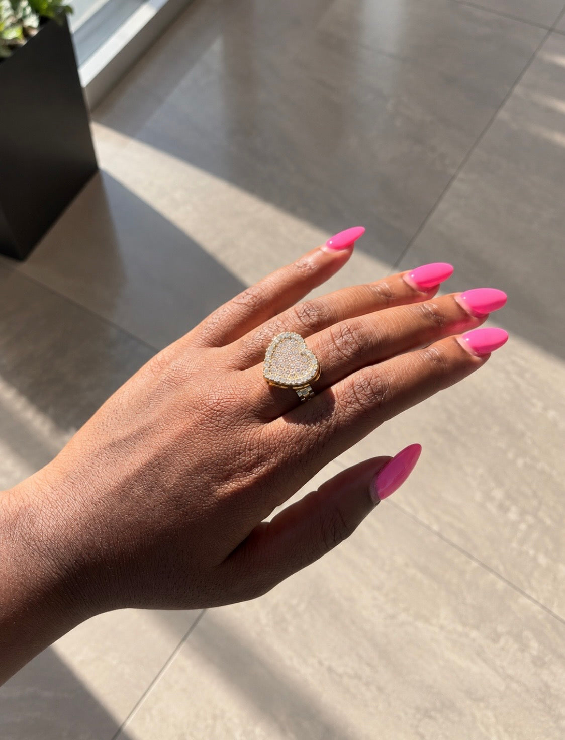 Heart Diamond Ring